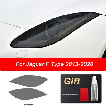 2 kusy auto svetlomety ochranná fólia Pre Jaguar F X152 2013 - Darček Príslušenstvo vinyl transparentné čierna TPU nálepky