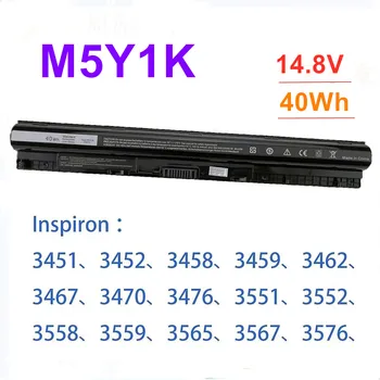 Pôvodné 14,8 v V 40WH notebook M5Y1K batérie vhodné pre Dell 3451 3458 3459 3558 3559 5455 5458 5558 V3458 V3451 N3558 N5558
