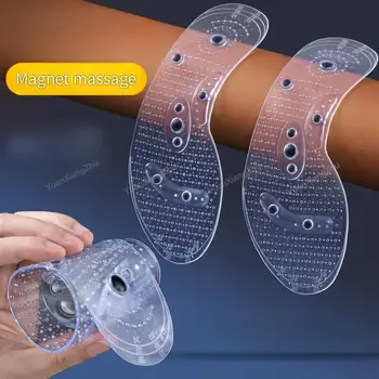 Akupresúra na Nohy Topánky Stielka Magnet Masáž Silikónové Vložky pre Lekárske Mužov zvýšenie času Ženy schudnúť Obuvi Jediným