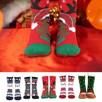 Vianočné Ponožky Pohodlné Non Slip Teplo Zahustiť Spacie Ponožky Fuzzy Sherpa Vianočné Ponožky Pre Domáce Vianočné Festival