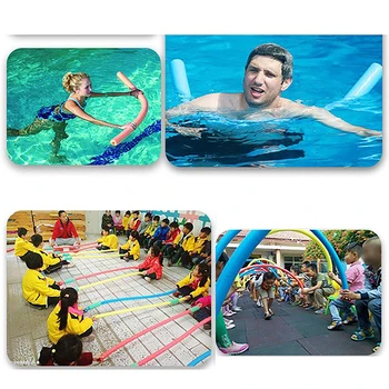 150 CM Bazén Float Pomoci Plávať Rezance Krúžok Pena Vztlaku Stick Užitočné Pre Deti, Dospelých, Bazén Príslušenstvo Plávajúce Pena Palice