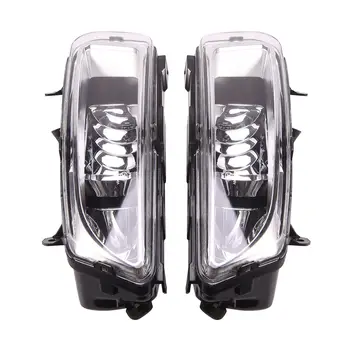 Predný Nárazník Hmlové Svetlá Svetlá Hmlové Svetlá Nastaviť L & R pre Vw-Polo Hatchback Mk8 6R 2009-2014