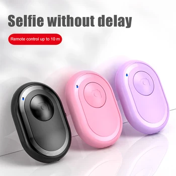 Mini Bluetooth-kompatibilné Diaľkové Ovládanie Tlačidlo Bezdrôtový ovládač samospúšť Vyvolať Uvoľnenie Selfie Pre chytré telefóny, Kamery