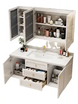 Smart Kúpeľňa Kabinetu Dub Malý Byt Na Umývanie Rúk Kúpeľňa Korpusová Zmes