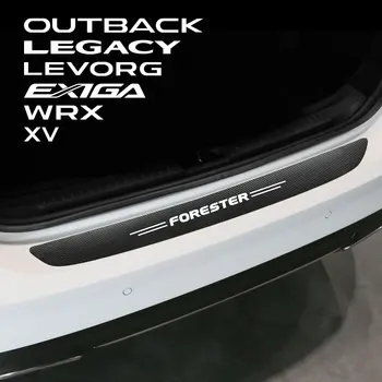 Pre Subaru Forester Levorg WRX BRZ Crosstrek Legacy Outback XV Tribeca Exiga Dekor Príslušenstvo Auto Zadný Nárazník batožinového priestoru Nálepky