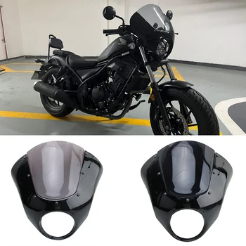 Čelné sklo Kapotáže Svetlometu pre Harley Softail Low Rider FXLR 2018 až 2020 Rokov veterný štítok čelné Sklo Motocykel