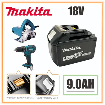 Makita nabíjateľnú batériu, LED indicateur Nahradenie 18V 9.0 Ah Batérie BL1830 BL1830B BL1840 BL1840B BL1850 BL1850B