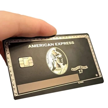 4442 a Čip NFC Banka Nehrdzavejúcej Ocele Kovové Karty Prázdny S Magnetickým prúžkom prázdne kreditnej karty vlastné kovové kreditné karty Podpora