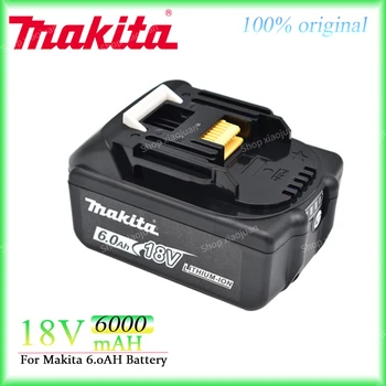 6000mAh 18V Makita Pôvodné S LED lítium-iónová výmena LXT BL1860B BL1860 BL1850 Makita nabíjateľná náradie batérie