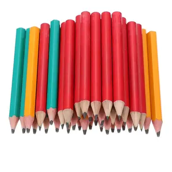 108 Ks Plastových Krátke Ceruzky Študentov Dodávky Školy Farebné Ceruzky Sú Malé Plastové Prenosné Deti Písanie Batoľa Dodávky
