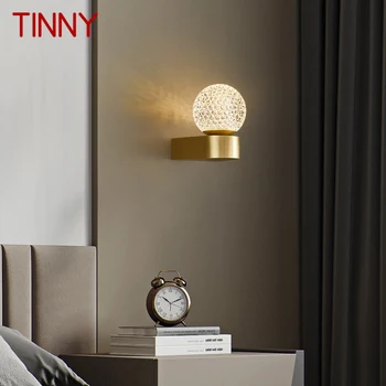 Pásov plechový Moderné Zlato Mosadz Nástenné Svietidlo LED, 3 Farby Jednoducho Kreatívne Sconce Svetlo pre Domáce lôžková Izba Dekor