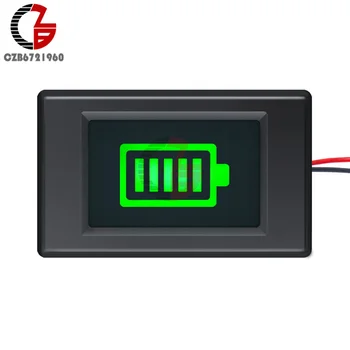 DC Kapacita Batérie Meter 12V 24V 48V LCD Elektriny Detektor Monitor Batérie SOC Volt na Meter Voltmeter pre Tester autobatérie