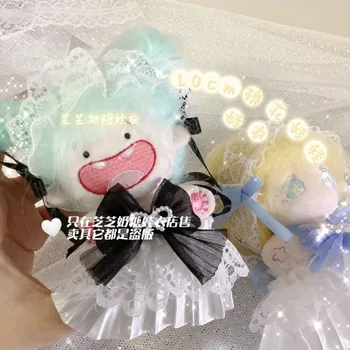 Kpop Populárne Genki Idol Hviezdy Magického Dievča Skupiny, Fialové, Ružové Šaty, Kostým Plnené Plushie 10 cm Plyšové Bábiky Oblečenie Oblečenie Október