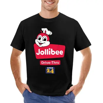Jollibee Drive Thru T-Shirt vintage oblečenie tričko pre chlapca, designer t shirt mužov