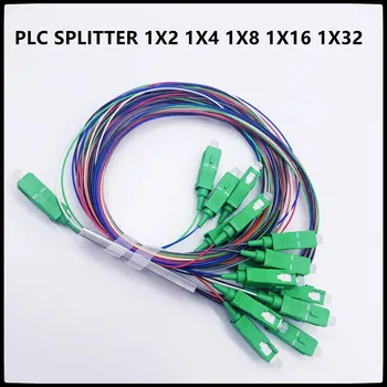 Ftth (Fiber Optic PLC Splitter 1x2 1x4 1x8 1x16 1x32 SC/APC SM Jednom Režime G657A1 FTTH PLC Splitter APC Konektor SC Konektor