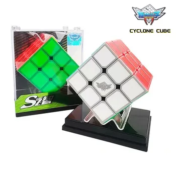 Pôvodné Cyclone Chlapci SZ Múdrosť 3x3 Cubo Magico Fidget Rýchlosť Magic Cube Puzzle 3x3x3 maďarské Vzdelávacie Hračka S Držiak na Stojan