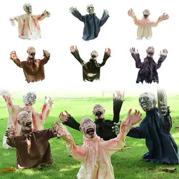 Veľká Swing Ducha Halloween Horror Dekorácie Nové Hlasové Ovládanie Strašidelné Rekvizity Pre Domáce Garden Party DIY Dekor Y8W5
