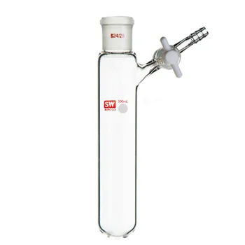 Schlenk trubice s podporou reakcie na vodu, kyslík a zadarmo bezvodý reakcie trubky na vodu, 10/25/50/100/250/500 ml