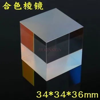 Farba prism: light kocky veľké 34cm foto rekvizity kocka diamond zrkadlo výučby farba oddelenie fyziky experiment