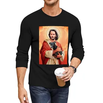 Nové Keanu Reeves, Pane & Spasiteľa Dlhé Tričko rýchle sušenie tričko obyčajný t-shirt, t košele pre mužov bavlna