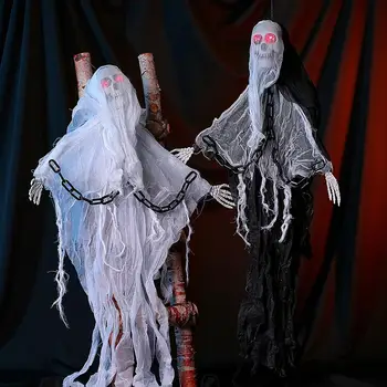Halloween Prívesok Visí Lebky Ghost Dekorácie Svetelné Vytvoriť Strašidelné Atmosféru Pre Strany, Strašidelné Domy Udalosti