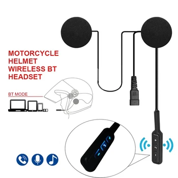 Motorky Prilby, Slúchadlá Bluetooth-Kompatibilné 5.0 Prilba Hráč Headset, Handsfree Hovor, Prehrávanie Hudby Bezdrôtové Slúchadlá na Koni