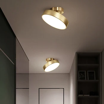 Všetky medi Beiouyang stolná lampa minimalistický predsieň, chodba kruhové šatňa kúpeľňa LED stropné svietidlo