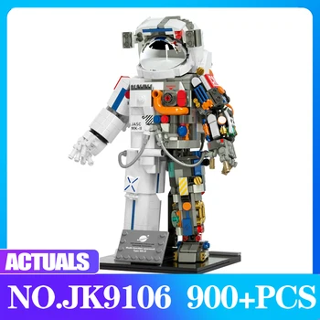 Tehly Vesmírnej Stanice Astronaut JK9106 Stavebné Bloky MOC Vedy Spaceman 3D Model Konštrukcie Vzdelávania Hračky Pre Deti, Darčeky