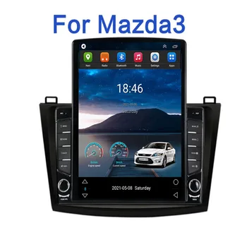 Pre Tesla Štýl 2 Din Android 12 autorádia Pre Mazda 3 tesla stále 2010-12 Multimediálne Video Prehrávač, GPS Stereo Carplay DSP Fotoaparát