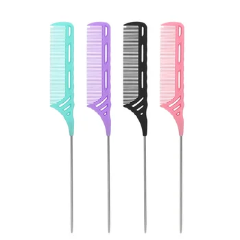 Nové Pokutu-Zub Špirála Kovový Kolík Anti-statické účes Chvost Špirála Samostatné Lúčenie Vlasy Salon Professional Tools