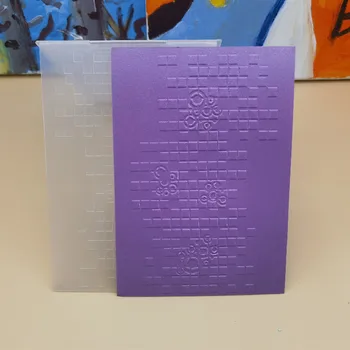 Geometrické námestie vzor Plastové Razba Zložky album album karty balenie dekorácie rezanie zomrie papier plavidlá blany
