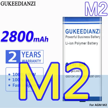 Vysoká Kapacita GUKEEDIANZI Batérie M 2 2800mAh pre AGM M2 Batérie