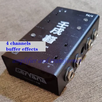 4-kanály Buffer účinok zariadenia, s jumper box, gitara manuál jednotného bloku účinok zariadenia, SNR nad 100dB