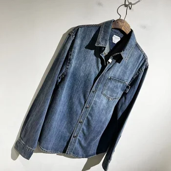 High Street Vintage Umyté Patchwork Denim Jacket Windbreaker Y2k Streetwear Jean Techwear Traf Kabát pánske a dámske Oblečenie