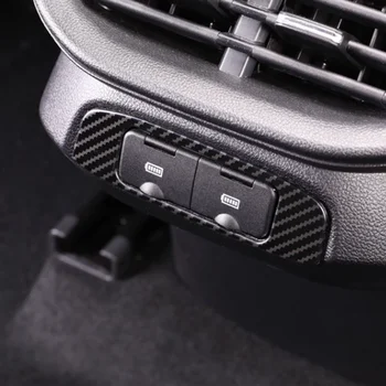 SBTMY pre Haval H6 3. Gen 2021 2022 nehrdzavejúcej ocele dekoratívne rám s rozhraním USB panel v treťom riadku auto