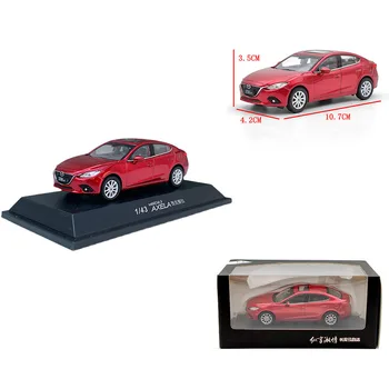 Diecast 1:43 Mazda 3 AXELA Zliatiny Modelu Auta Milovníkov Klasickej Kolekcie Displej Hračky pre Chlapcov Vianočné Darčeky pre Deti