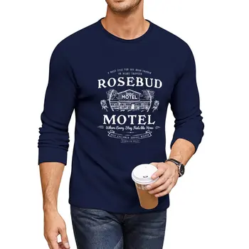 Nové Rosebud Motel Zábavné Schitt je Creek Inšpiroval Dlho T-Tričko, Blúzka vybavené tričká pre mužov