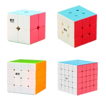 Qiyi Magic Cube 2x2 3x3 4x4 5x5 6x6 7x7 Stickerless Vzdelávacie Puzzle Magic Cube Hračky Pre Deti detský Darček Hračka Cubo Magico