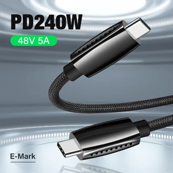 USB 4 40Gbps Thunderbolt Typu C, Rýchly 240W Plnenie Dátum Kábel pre iPhone 15 Pro Huawei, Samsung Mobilné Telefóny MacBook Pro Notebook