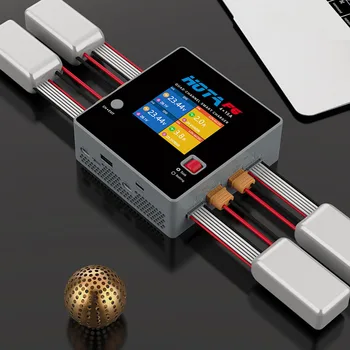HOTA F6 smart rovnováhu nabíjačku 4x250w/15a pre lipo liion nimh batérie typu c pre iphone, imac, samsung poplatok