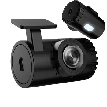 Super Nočné Videnie Cam Nahrávanie HD 1080P Fotoaparát 140 Široký Uhol Predný Fotoaparát 24 Hodín Parkovanie Monitor