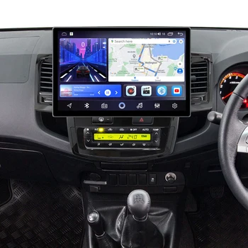 13.1/12,5 palca 2K QLED Obrazovky Pre Toyota Screentuner AN50 AN60 Hilux SW4 2005-2016 Android 4G autorádia GPS Stereo CarPlay DAB