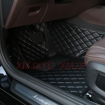 Vlastné Auto Podlahové Rohože pre Land Rover Range Rover 5 Sedadla 2018-2022 Roku Auto Príslušenstvo Interiérové Detaily Umelej Kože