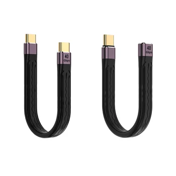 USB C Kábel USB 4.0 Gen3 Typ C Mužské/Ženské Typu C Muž Rýchlo Nabíjací Kábel