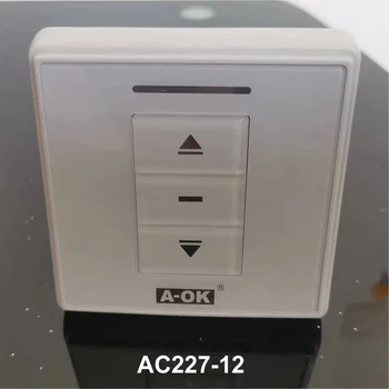 A-OK AC227-12 Jednej Trase vypínač na-OK 4 Drôtu Záves Motora,s Vonkajším RF433 Prijímač,Vstup 100-240V,Výstup 24V/12V
