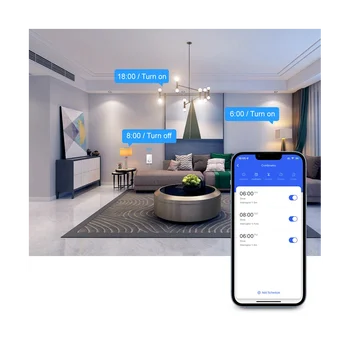 Tuya Brazília, WiFi, Smart Switch s Zásuvka, Dotykový Senzor Smart Home Interruptor vypínač Pracovať pre Google Domov(W1)