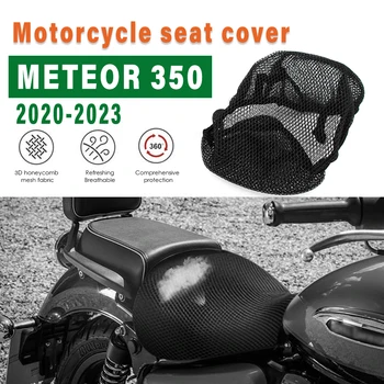 Meteor350 Motocykel Nový Kryt Sedadla 3D Nylonu Pre Royal Enfield Honeycomb Oka Pad Vodotesné Izolácie Meteor 350 2020-2023