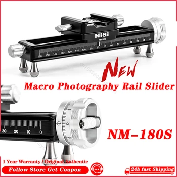 Rozhodnutia NM-180s makrofotografie Železničnej Jazdca Nahrávanie Videa Sledovať Prenosné Ploche Streľba List Železničnej 1/4 Skrutku pre DSLR Fotoaparát