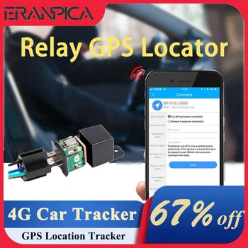 Eranpica Auto Alarm Reálnom Čase Relé GPS Lokátor Pre Auto na Diaľkové Ovládanie Anti-Theft Monitorovanie odrezať Olej Systém S Free App