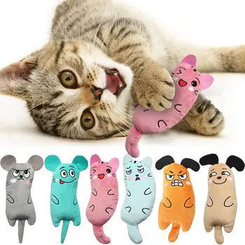 Roztomilý Zvieratá, Mačky, Hračky Zuby Brúsenie Catnip Hračky, Interaktívne Plyšové Cat Hračka Tvar Myši Žuvanie Pazúry Palec Skus Mačka Mint Pet Supplie